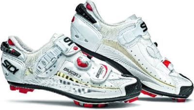 Sidi Dragon 3 - Mountainbikeschoenen - Carbon SRS Vernice - Wit - maat 46