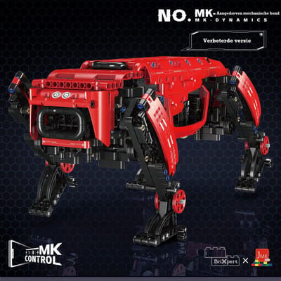 Mould King Robot Hond - Realistische bouwstenenset met afstandsbediening - 886 stuks
