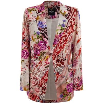 GUESS Marciano By  Hope Floral Blazer Rose Shadow Print Größe: 38 | Blazer Outlet | Damen | Rosa