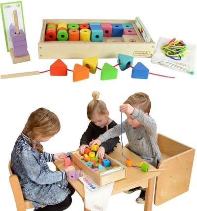 Masterkidz Grote Houten Montessori Kantinrijger