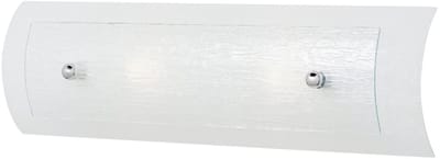 Licht-Erlebnisse - Badrum - Wandlamp - IP44 - 3000K - 640lm - G9 - van - Staal glas - in - Gepolijst chroom wit - Wandlamp Badkamer