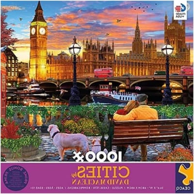 Legpuzzel Steden - Puzzel 1000 stukjes - Ontspanning thuis - Hoge resolutie artwork - 266 x 19 inch - Meerkleurig