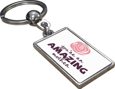 You're Amazing Mother - Sleutelhanger - Cadeau - Verjaardag - Kerst - Kado - Valentijn - Moederdag - Moederdag cadeautje - Moederdag cadeau voor mama
