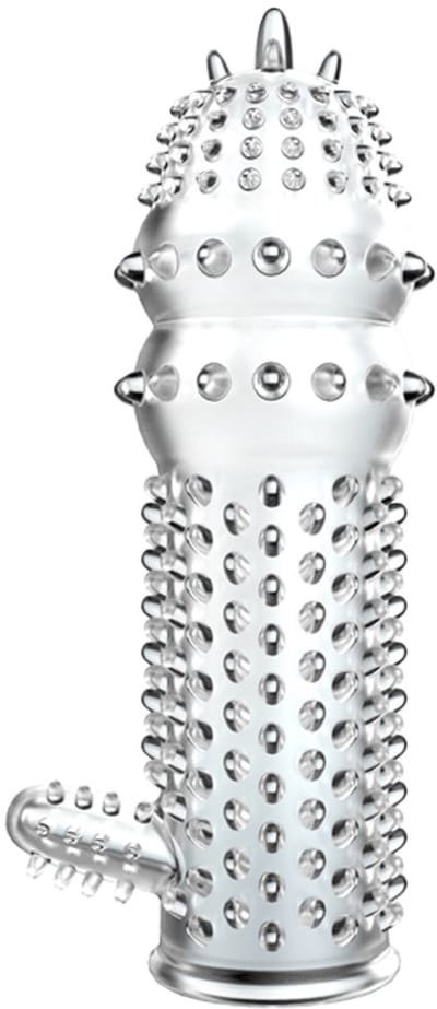 Power Escorts Flexibele Transparante Penis Sleeve – bo-BI-010045C