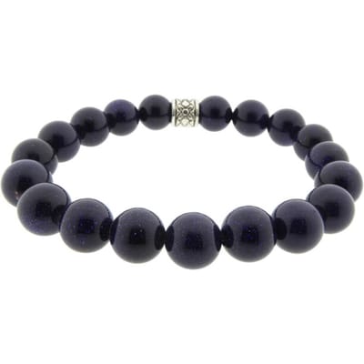 Synthetisch Lapis lazuli Christian armband