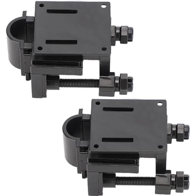 2 Pièces Tuyau d'Eau d'Aquarium Support d'Aquarium Collier de Serrage Clip 7x5.6cm pour Diamètre de Tube inférieur à 18mm black