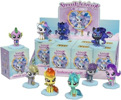 My Little Pony Figuren - Verzamelbeeldjes - Spelen en Verzamelen - Kristal Detail - 1 Packung - Blauw