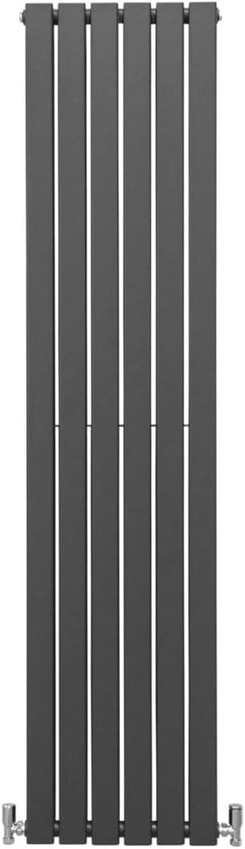 Paneelradiator - Designradiator Centrale Verwarming - Ruimte Verwarmen - Drievoudige Poedercoating - 1800 x 420mm - Antraciet