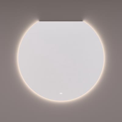 HIPP Design spiegel Sun-Line Rond - Plafond - Indirecte LED Verlichting - Diameter 140cm - 72B x 130H cm - Spiegelverwarming - Kleurenwissel - Touch Dimmer