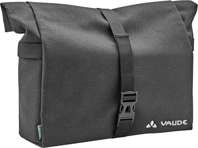Stuurtas Fietstas - Fietsaccessoire Opbergtas - Stads Boodschappen - Geïntegreerde Regenhoes - One Size - Zwart