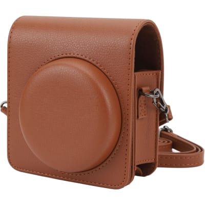Instant Camera Tas met Riem voor Mini 99 Retro PU Leer Beschermende Opbergtas Bruin bruin