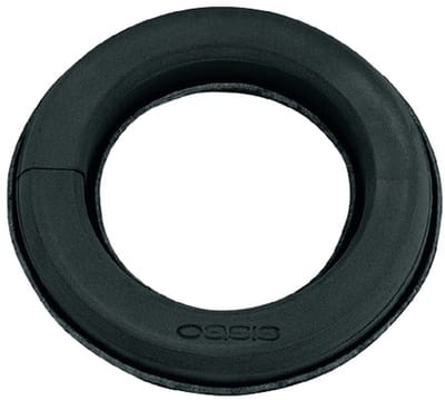 Steekschuimring met voet H5,5cm Ø32cm zwart 2 st
