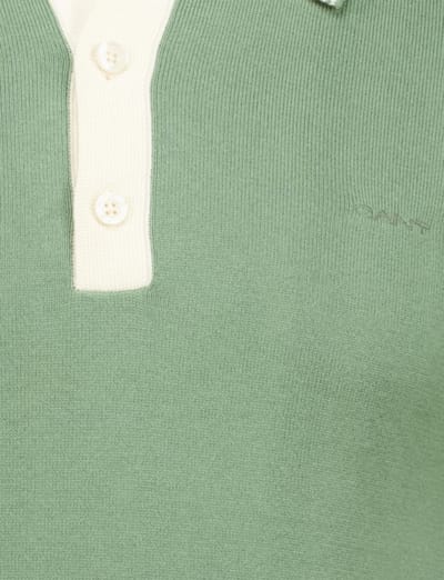 Gant poloshirt korte mouw groen