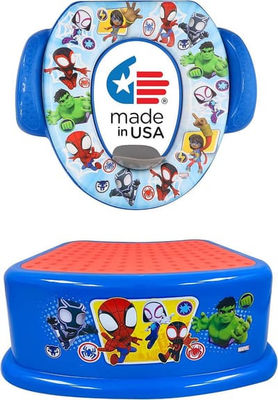 Potjestraining Set - Zindelijkheid Trainingsset - Kinderen Zindelijk - Inclusief Plaspotje en Opstapje - 38 x 25 x 28 cm