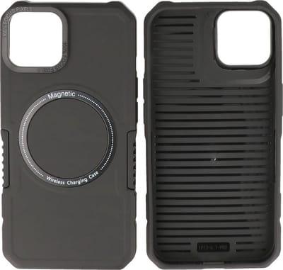 iPhone 11 Pro MagSafe Hoesje - Shockproof Back Cover - Zwart