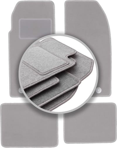 Automatten asgrijs voor: Peugeot 205 cabrio (1983-1998)
