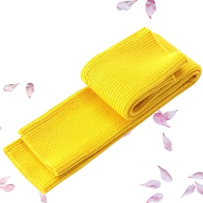 Livano Armwarmers - Polswarmers - Armwarmers Dames - Duimopening - Wol - Armstukken - Winter - Fel Geel - Elastisch