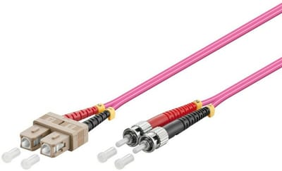 Danicom Glasvezelkabel SC-ST OM4 0,50m