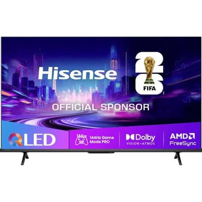 Hisense 50E77Q PRO QLED-TV 126 cm 50 inch Energielabel E (A - G) Zwart