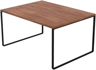Salontafel Rechthoekig - Koffietafel Bijzettafel - Woonkamer Inrichten - Extra Sterke Constructie - 100x50cm - Bourgondië