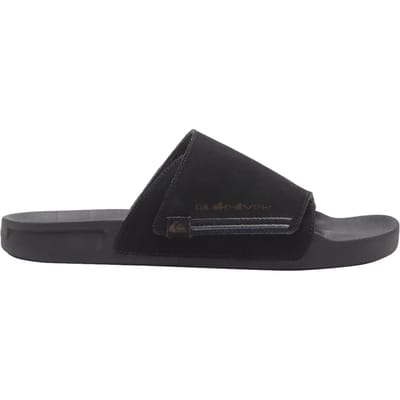 Quiksilver Rivi Suede Slippers Zwart EU 42 Man