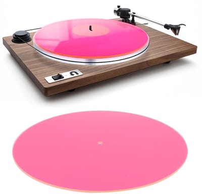 Dailygoods - Draaitafelschotelmat - 12 Inch Acryl - Verbetert Geluidskwaliteit - Antistatisch - Strakkere Bas - Geschikt voor Platenspelers