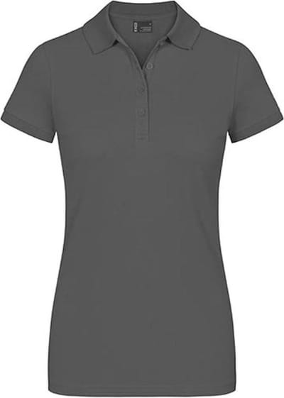 Damespolo 'Promodoro' met korte mouwen Graphite - S
