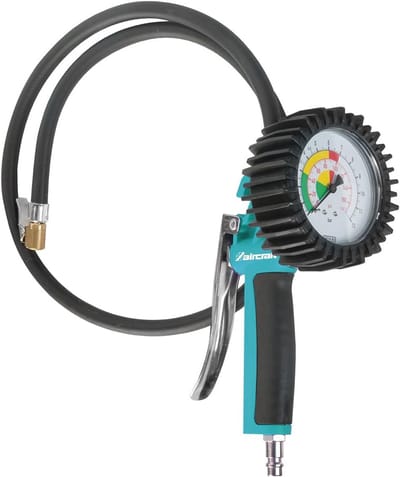 Professionele Bandenspanningsmeter met Manometer voor Nauwkeurige Meting
