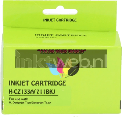 Huismerk HP 711 zwart (Huismerk (compatible))