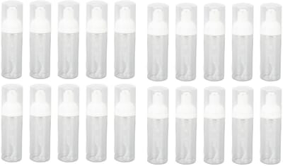 Dailygoods- Pompfles Lekvrij - Schuimende Dispenser - 50 ml - 20 Stuks - Duurzaam Plastic - Reisvriendelijk Design