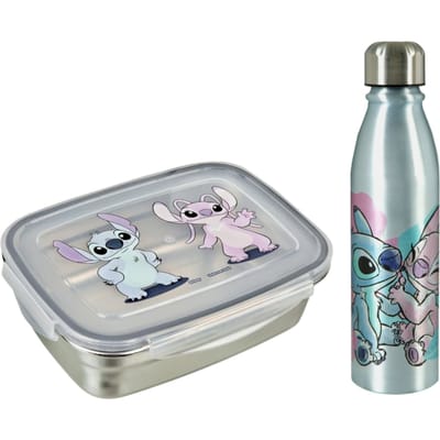 Lilo & Stitch RVS lunchset; lunchbox en drinkfles