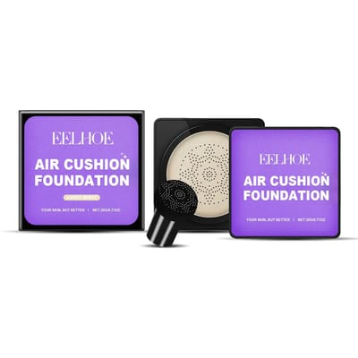 Fond de Teint Cushion Tête de Champignon, Cushion Champignon Hydratant Correcteur Maquillage Visage ivoire