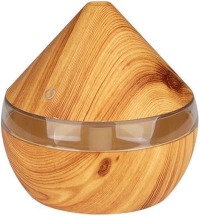 Aroma Diffuser 300ml. SPA-014/Aroma therapie/Geurverspreiders/Ultrasone humidifier/Luchtbevochtiger/Geur Verspreider met LED Verlichting/Hout Look