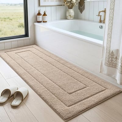 MRKK® Badmat Anti Slip - Douchemat - Badmatten -Beige
