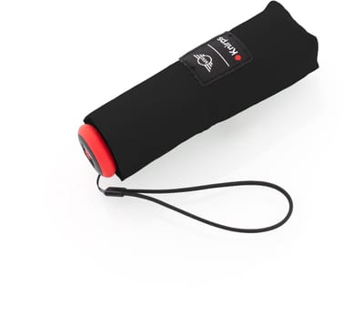 Knirps paraplu Mini Manual Midnight Black zwart