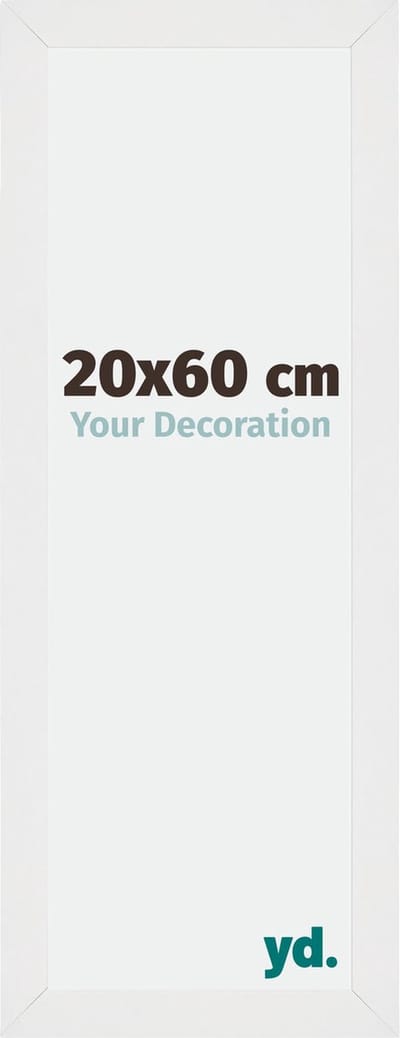 Your Decoration - Fotolijst 20x60 cm - MDF - Wit Hoogglans - Mura