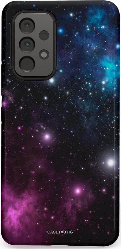 Casetastic Hoesje Geschikt voor Samsung A53 - Stijlvolle Beschermende Duo-layer Case - Nebula gloed