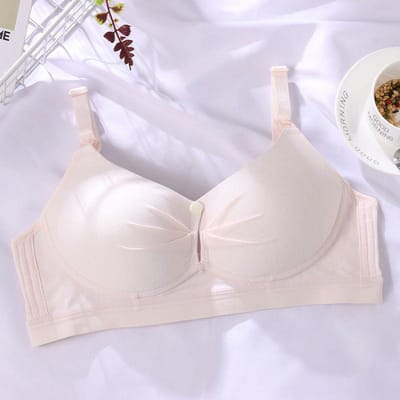 Borstvoedingsbeha Zonder Beugel, Zwangerschapsondergoed, Postpartum Borstvoedingsbeha, Voorkant Top Open Sluiting 42 white