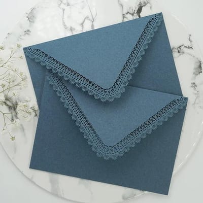 5 stuks Holle Kant Enveloppen Vintage Westerse Enveloppen voor Bruiloft Feest Uitnodigingskaarten Cadeau Enveloppen Kawaii Koreaans Briefpapier