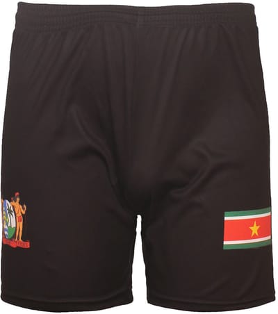 Suriname Sport Broekje Football Shorts Zwart - Origineel Design - 3XL