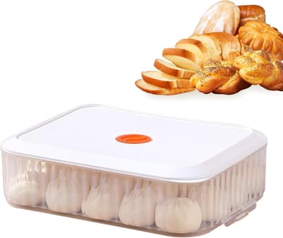 Deegbak met Handvat - Brood Rijsdoos - Deeg Laten Rijzen - Luchtdichte Afdichting - 24 x 10 x 10 cm