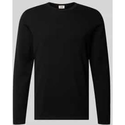 slim fit longsleeve van puur katoen
