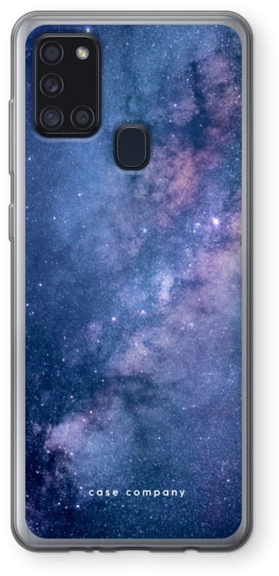 Case Company® - Hoesje geschikt voor Samsung Galaxy A21s hoesje - Nebula - Soft Cover Telefoonhoesje - Bescherming aan alle Kanten en Schermrand