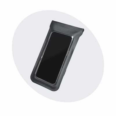 Voltano Telefoonhouder Fiets / Scooter / Motor / Brommer - Waterdicht - Zwart - GSM Houder - Incl. Stuuradapters - 360 ° Graden Draaibaar - Anti Kras - Nederlandse Instructie