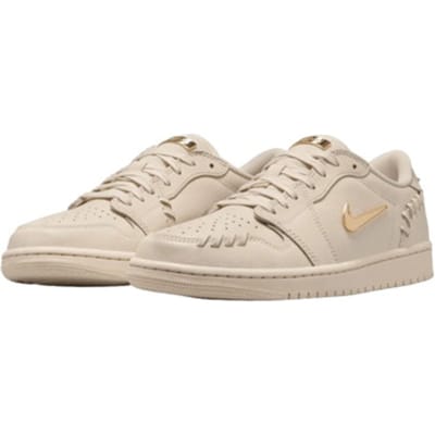 Air Jordan 1 Low Method of Make Legend Lichtbruin Dames Sneakers Crème Metallic-Goud FN5032-200 40