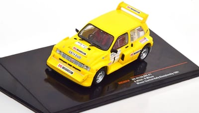 MG Metro 6R4 Winner Scottish Rally Championship 1991 Milne/Wilson Geel 1-43 Ixo Models