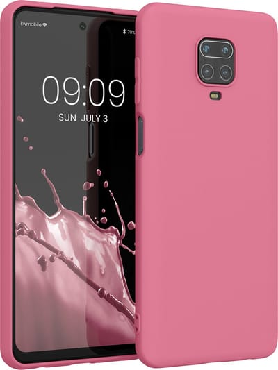 kwmobile telefoonhoesje geschikt voor Xiaomi Redmi Note 9S / 9 Pro / 9 Pro Max - Hoesje voor smartphone - Back cover in zoetroze