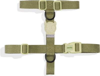 Zee.Dog Moss H-Harnas Lichtgroen - Hondentuig - Xs