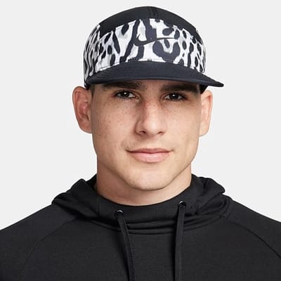 Nike Dri-FIT Fly Cap - Pet - L/XL - Black/White / Zwart Wit - Dri-FIT - Training