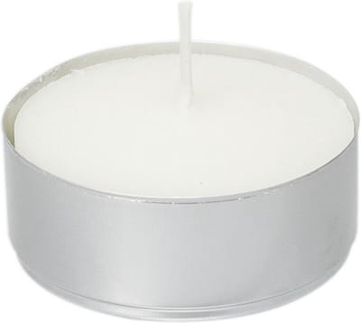 Enlightening Candles Waxinelichtjes - maxi - 32x - wit - 10 branduren - Geurloze kaarsen - Nightlights kaarsjes - Extra lange brandduur/brandtijd